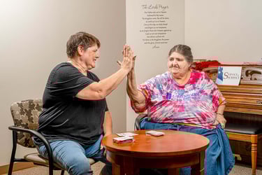 Jeannie Fuller is a participant at Immanuel Pathways of Central Iowa.