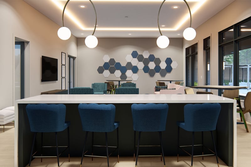 Bloom Clubhouse Interior