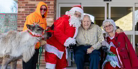Reindeer, Santa visits bring Christmas magic to Immanuel communities, PACE® centers