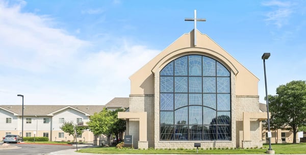 Interior view of the chapel at Immanuel Courtyard