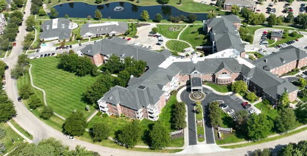 Interior view of the rotunda at The Landing
